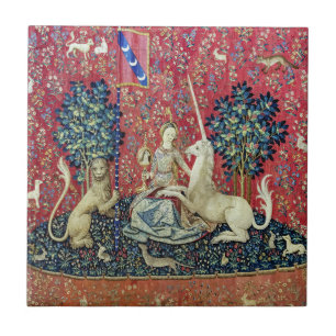 The Lady and the Unicorn, Sight Ceramic Tile