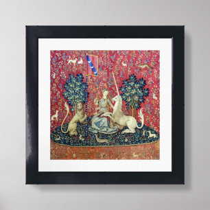 The Lady and the Unicorn, Sight Framed Art
