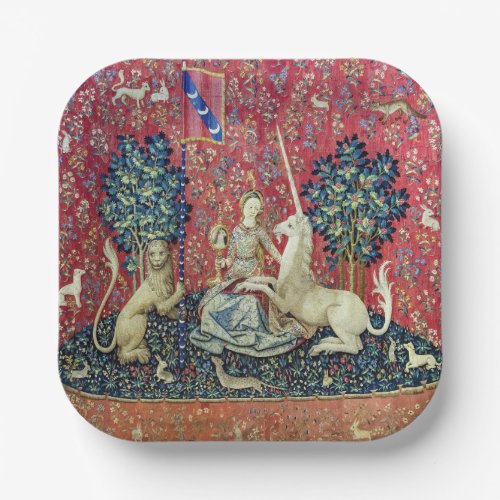 The Lady and the Unicorn Sight Paper Plates
