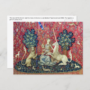 The Lady and the Unicorn, Sight Postcard