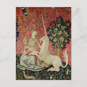 The Lady and the Unicorn: 'Sight' Postcard