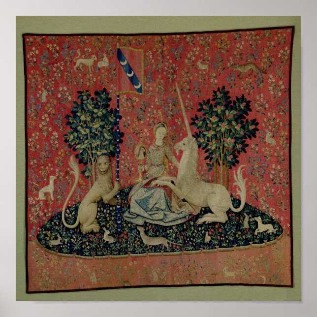 The Lady and the Unicorn: 'Sight' Poster (Front)