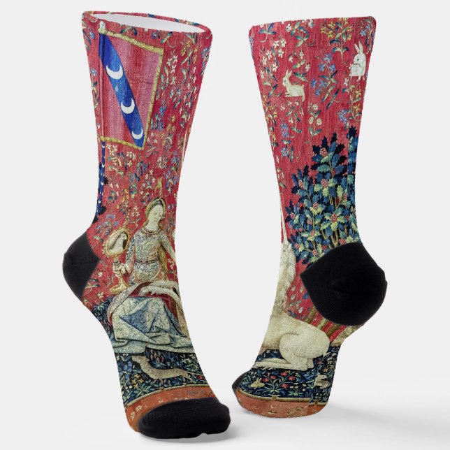 The Lady and the Unicorn, Sight Socks (Angled)