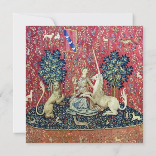 The Lady and the Unicorn Sight Thank You Card