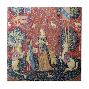The Lady and the Unicorn, Smell Ceramic Tile