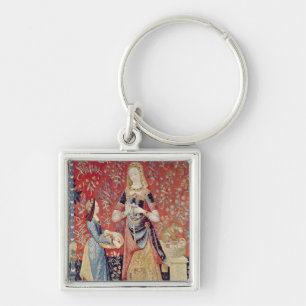 The Lady and the Unicorn: 'Smell' Keychain