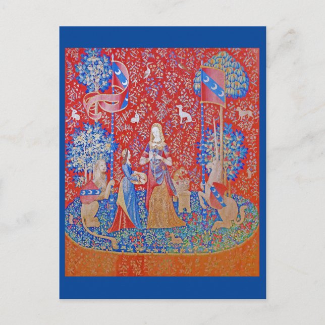 The Lady and the Unicorn / Smell Postcard (Front)