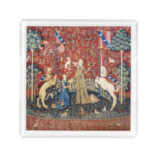 The Lady and the Unicorn, Taste Acrylic Tray