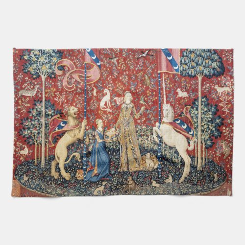 The Lady and the Unicorn Taste Kitchen Towel