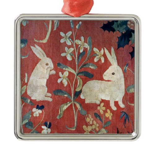 The Lady and the Unicorn: 'Taste' Metal Ornament