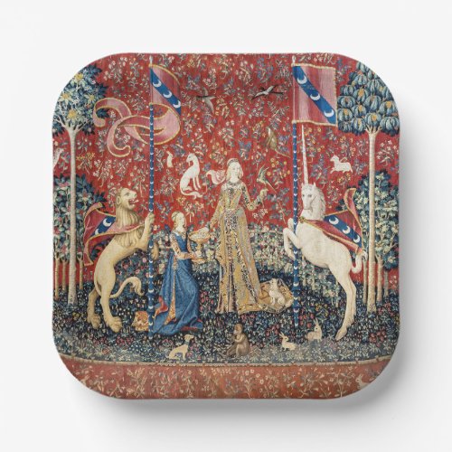 The Lady and the Unicorn Taste Paper Plates