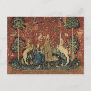 The Lady and the Unicorn: 'Taste' Postcard