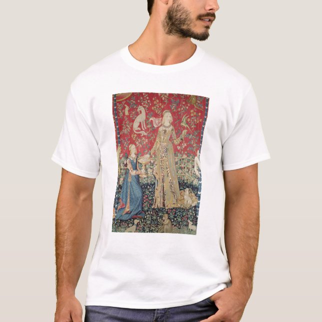 The Lady and the Unicorn: 'Taste' T-Shirt (Front)