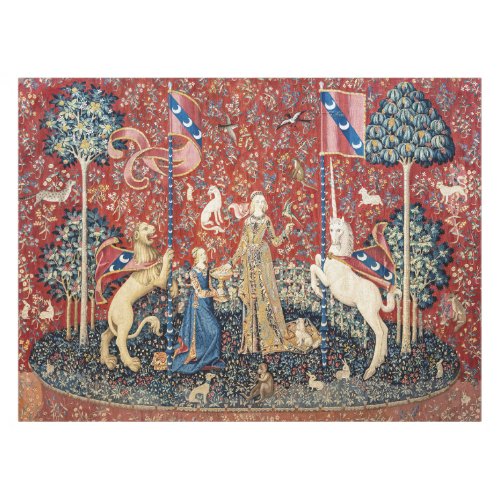 The Lady and the Unicorn Taste Tablecloth