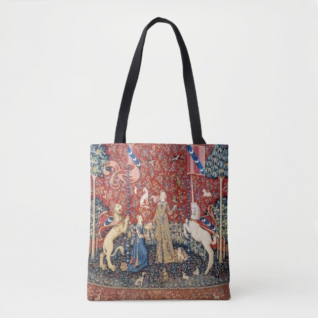 The Lady and the Unicorn, Taste Tote Bag (Front)