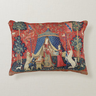 The Lady and the Unicorn: 'To my only desire' 2 Decorative Pillow