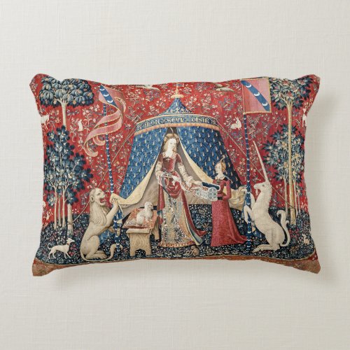 The Lady and the Unicorn To my only desire Accent Pillow