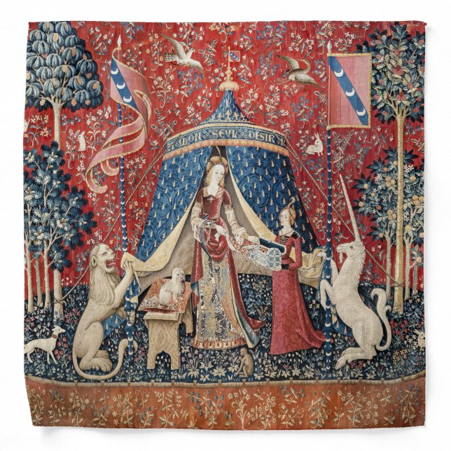 The Lady and the Unicorn, To my only desire Bandana (Front)
