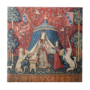 The Lady and the Unicorn, To my only desire Ceramic Tile