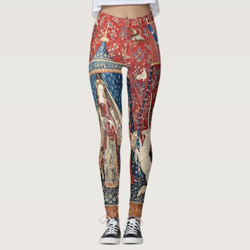 The Lady and the Unicorn To my only desire Leggings
