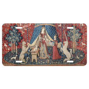 The Lady and the Unicorn, To my only desire License Plate