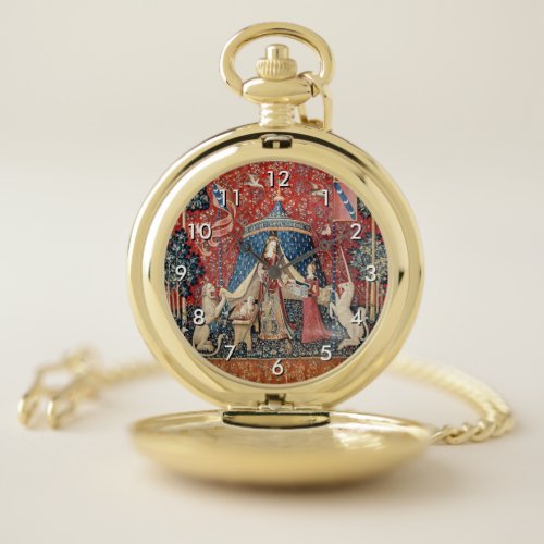 The Lady and the Unicorn To my only desire Pocket Watch