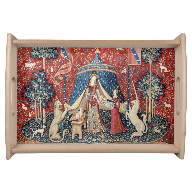 The Lady and the Unicorn, To my only desire Serving Tray (Front)