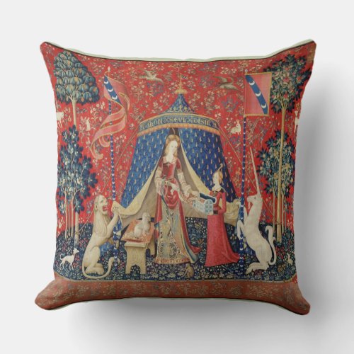 The Lady and the Unicorn To my only desire Throw Pillow