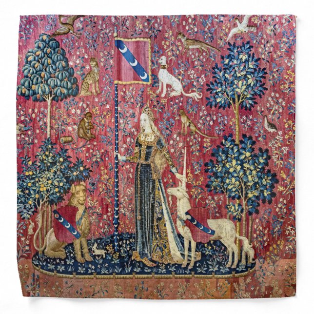 The Lady and the Unicorn, Touch Bandana (Front)