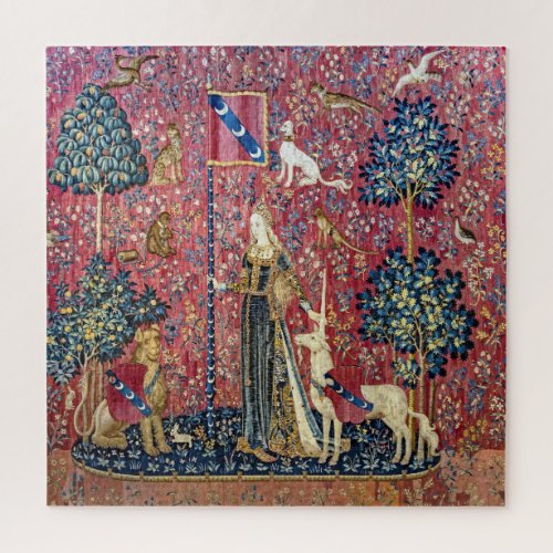 The Lady and the Unicorn Touch Jigsaw Puzzle