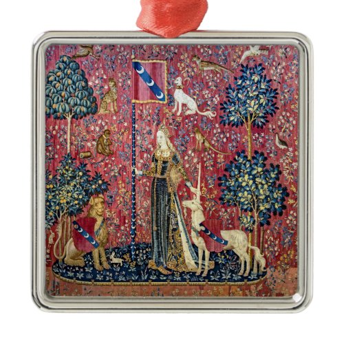 The Lady and the Unicorn, Touch Metal Ornament