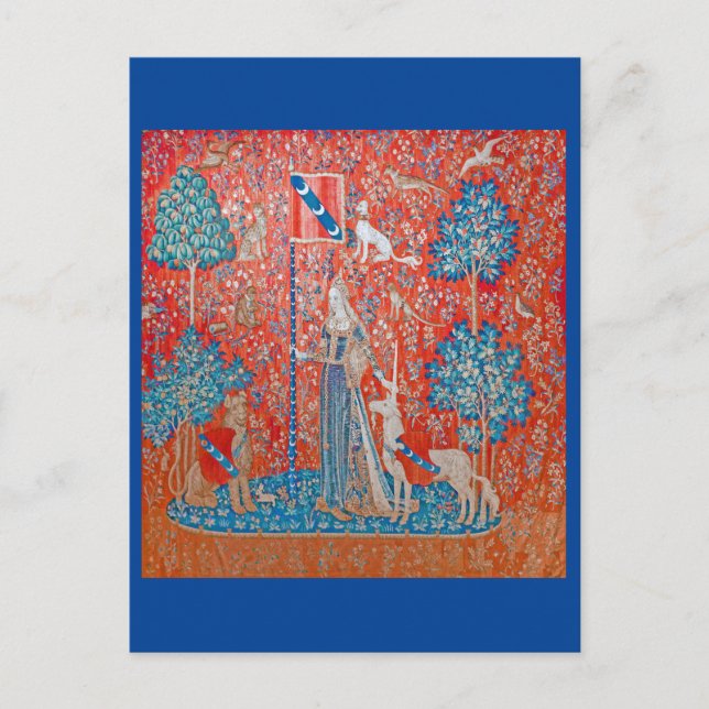 The Lady and the Unicorn / Touch Postcard (Front)