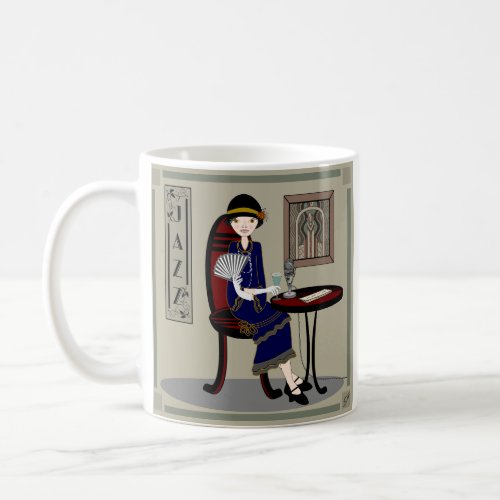 The Lady at the Bar Coffee Mug