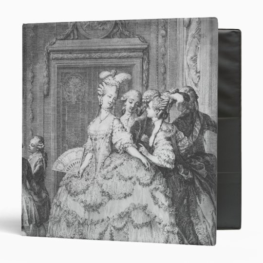 The lady at the Palais de la Reine 3 Ring Binder