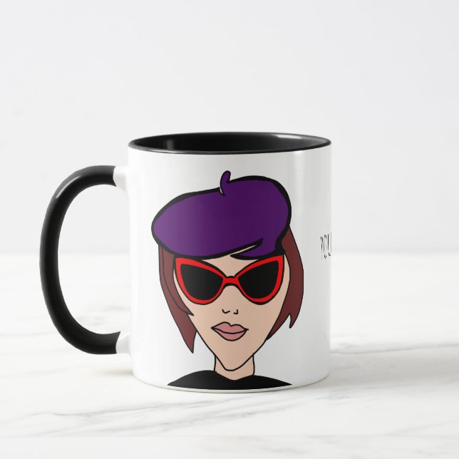 THE LADY EDITABLE MUG (Left)