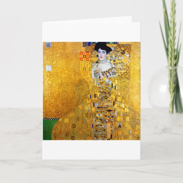 The Lady in Gold, Gustav Klimt Card (Front)