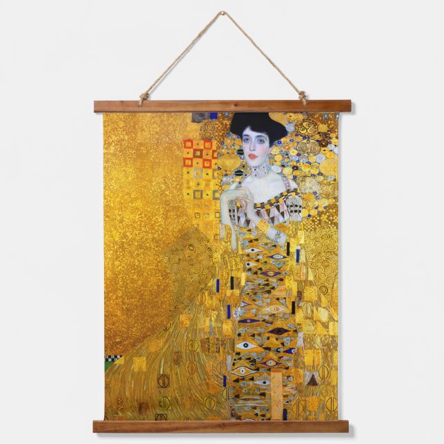 The Lady in Gold, Gustav Klimt Hanging Tapestry (Front)
