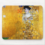 The Lady in Gold, Gustav Klimt Mouse Pad<br><div class="desc">Gustav Klimt (July 14, 1862 – February 6, 1918) was an Austrian symbolist painter and one of the most prominent members of the Vienna Secession movement. Klimt is noted for his paintings, murals, sketches, and other objets d'art. Klimt's primary subject was the female body, and his works are marked by...</div>