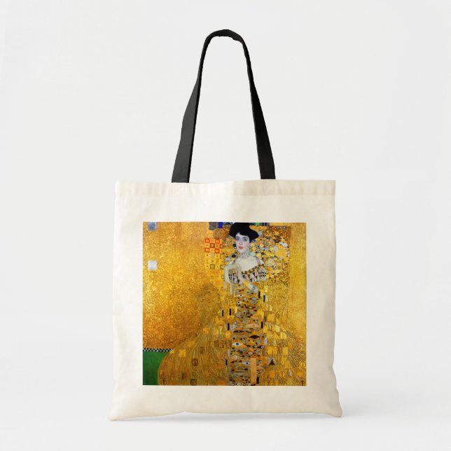 The Lady in Gold, Gustav Klimt Tote Bag (Front)