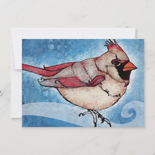 The Lady Is A Cardinal Greeting Card