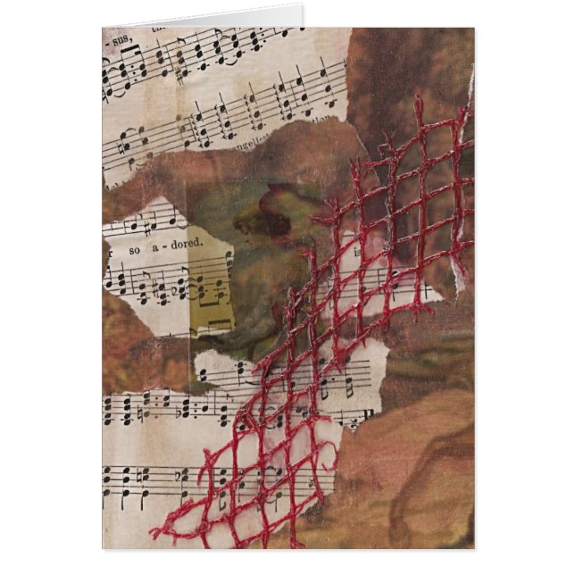 The Lady Mixed Media Collage Cards (Front)