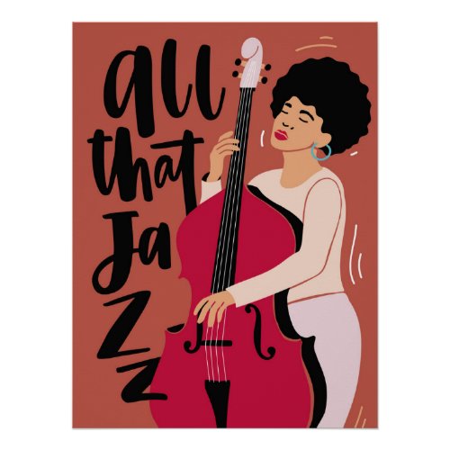 The Lady Of Jazz Music Poster