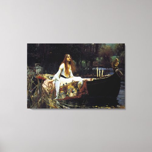 The Lady of Shallot Canvas Print