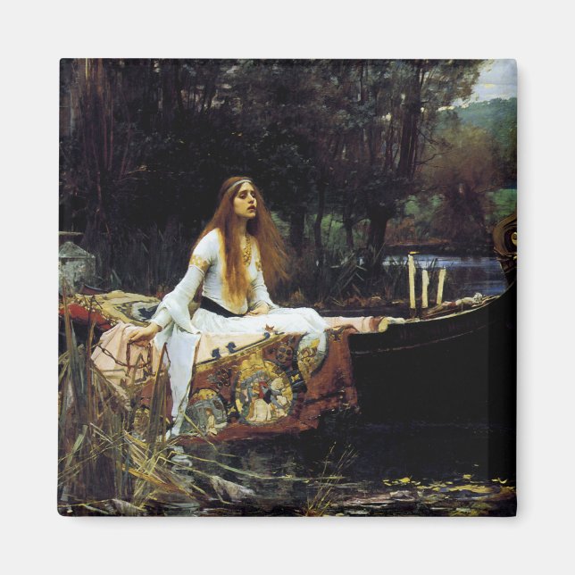 The Lady of Shallot Magnet (Front)