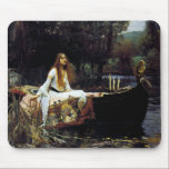 The Lady of Shallot Mouse Pad<br><div class="desc">Vintage Pre-Raphaelite painting "The Lady of Shallot" by John William Waterhouse, 1888.</div>