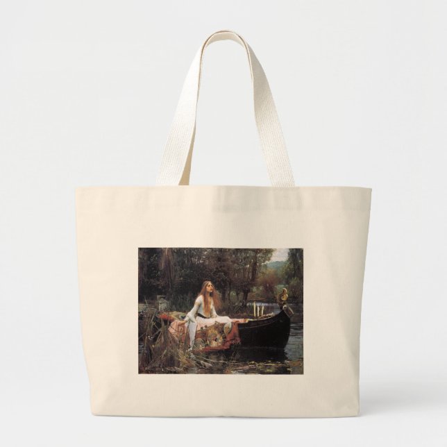 The Lady of Shallot Tote Bag (Front)