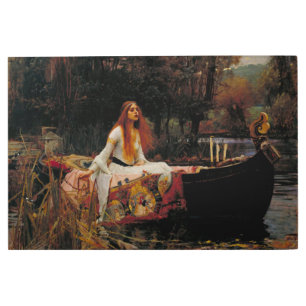 The Lady Of Shallot - Waterhouse Metal Print