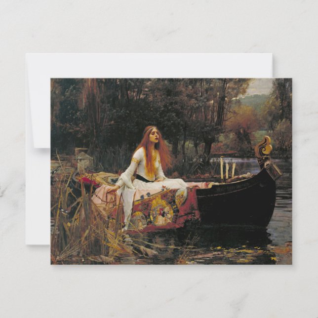 The Lady of Shalott 1888 John William Waterhouse (Front)