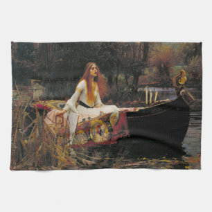 The Lady of Shalott 1888 John William Waterhouse Kitchen Towel