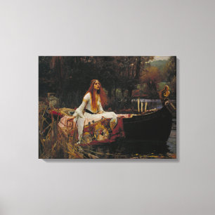 The Lady of Shalott: A Celtic Lake Ghost Story Canvas Print
